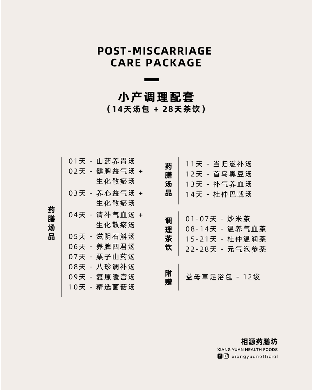 小产全套