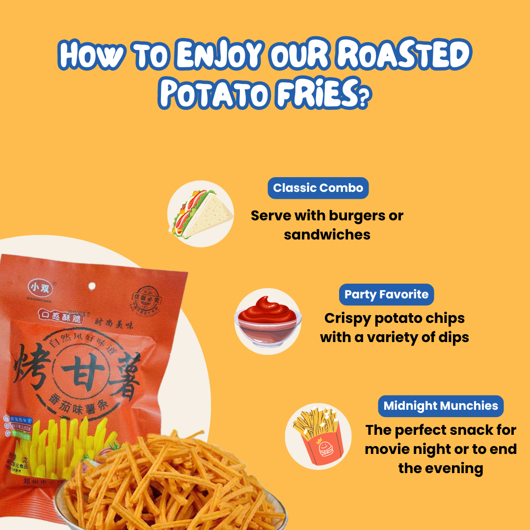 Roasted Potato Fries Serving Methods - Niu kee