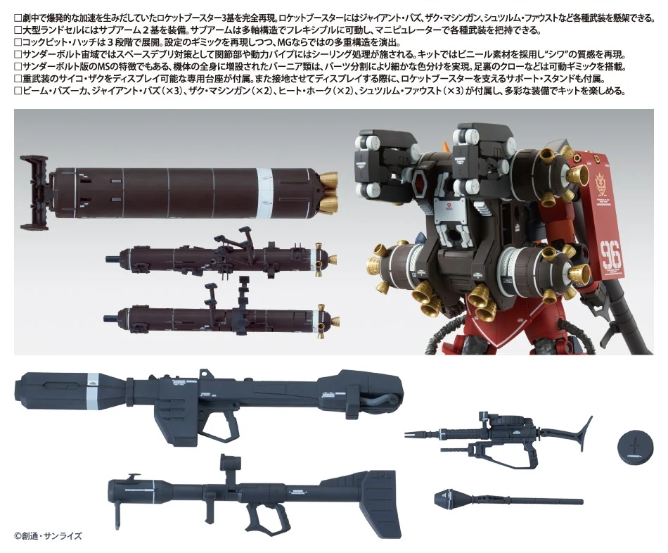 2339750_5063050_Bandai_MG_MS-06R_Zaku_II_High_Mobility_Type_Psycho_Zaku_Gundam_Thunderbolt_Ver.Ka_Model_Kit_4573102630506_副本1