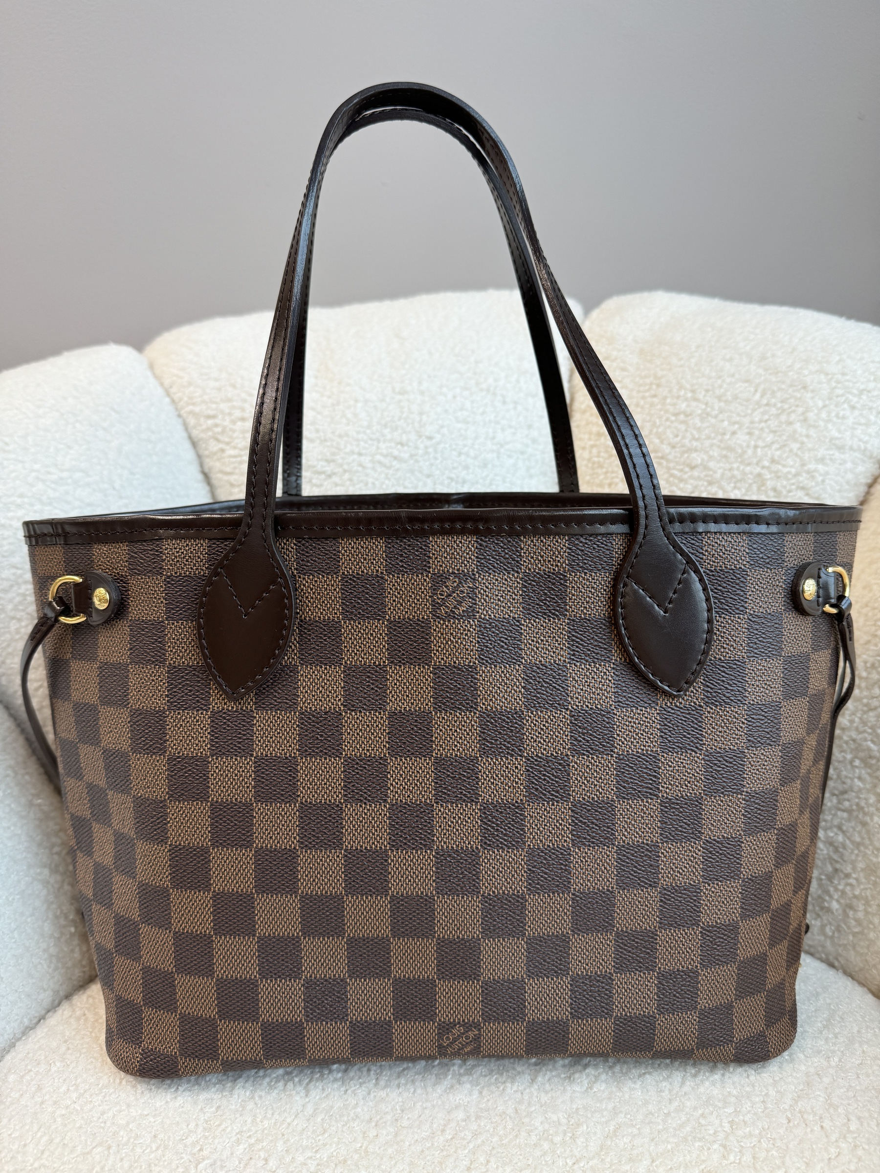 LV Neverfull PM Damier Ebene MLux