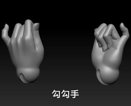 勾勾手