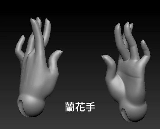 蘭花手