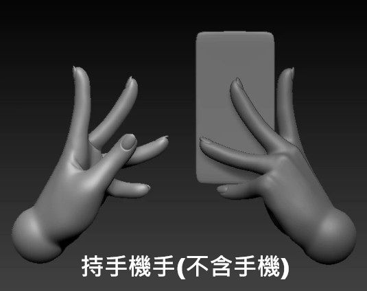 持手機手(不含手機)