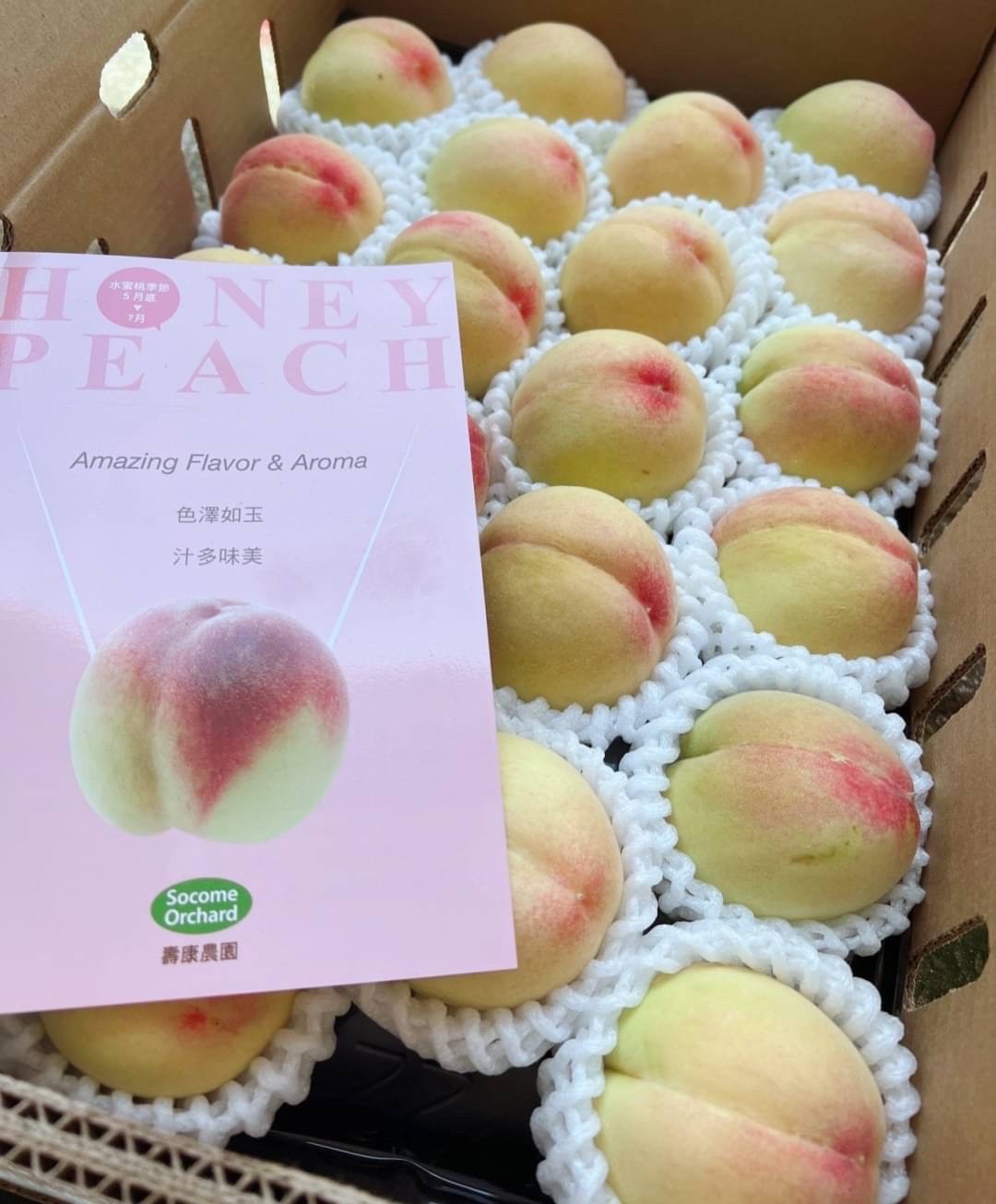 🇺🇸美國 加州 頂級 壽康水蜜桃🍑3