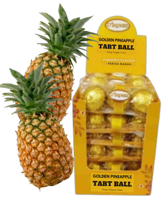 GOLDEN PINEAPPLE TART BALL COOKIES | dlapezzss