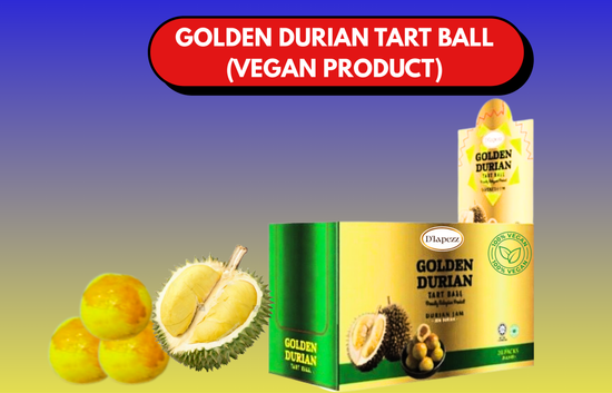 GOLDEN DURIAN TART BALL COOKIES | dlapezzss