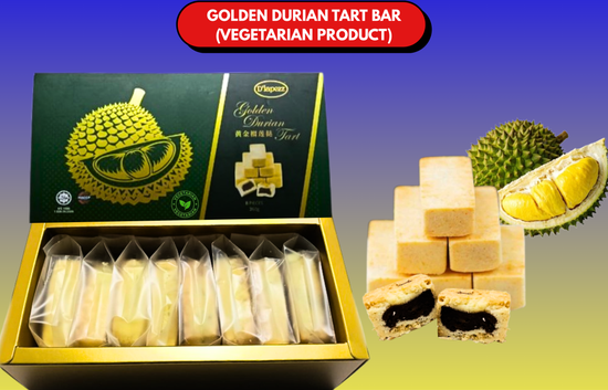 PREMIUM GOLDEN TART BAR DURIAN  | dlapezzss