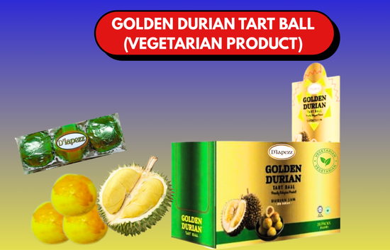 GOLDEN DURIAN TART BALL COOKIES | dlapezzss