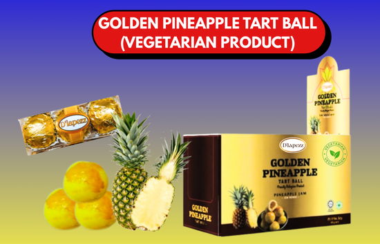 GOLDEN PINEAPPLE TART BALL COOKIES | dlapezzss