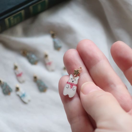 Christmas item | Dogwoodearrings ｜來自日本的手作飾品｜耳環，耳夾，項鍊，髮圈