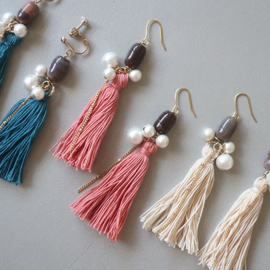 NEW ITEM | Dogwoodearrings ｜來自日本的手作飾品｜耳環，耳夾，項鍊，髮圈