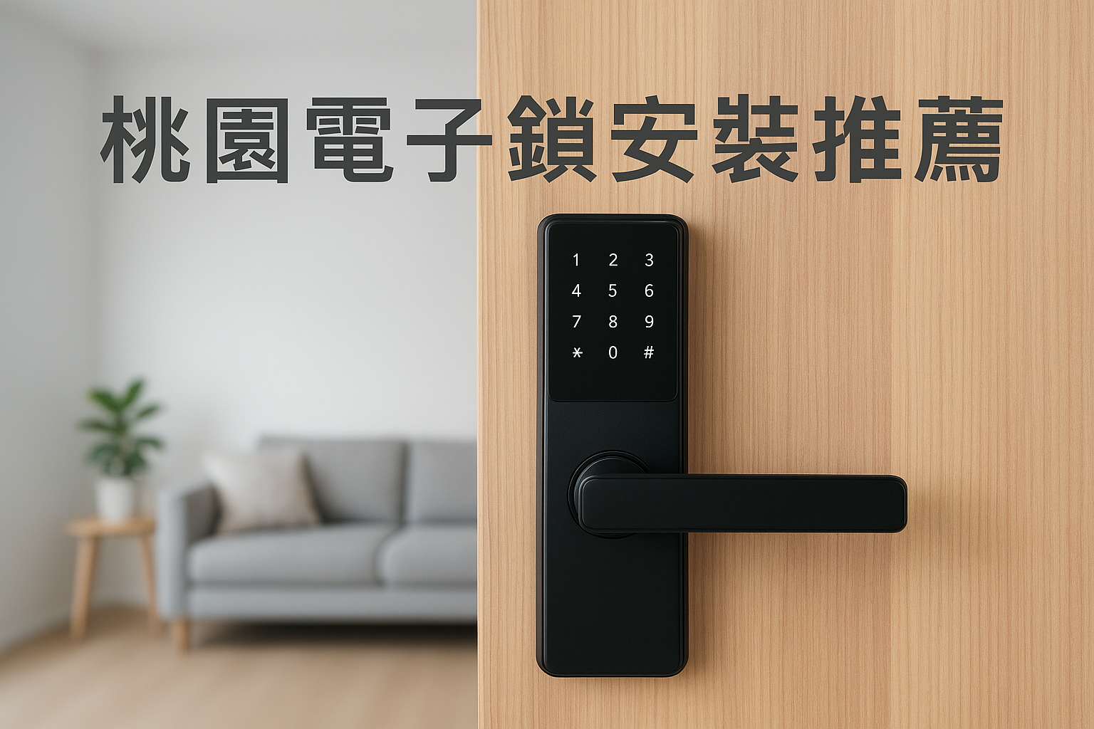 桃園電子鎖安裝｜免費線上估價，三星、飛利浦、耶魯智慧門鎖推薦