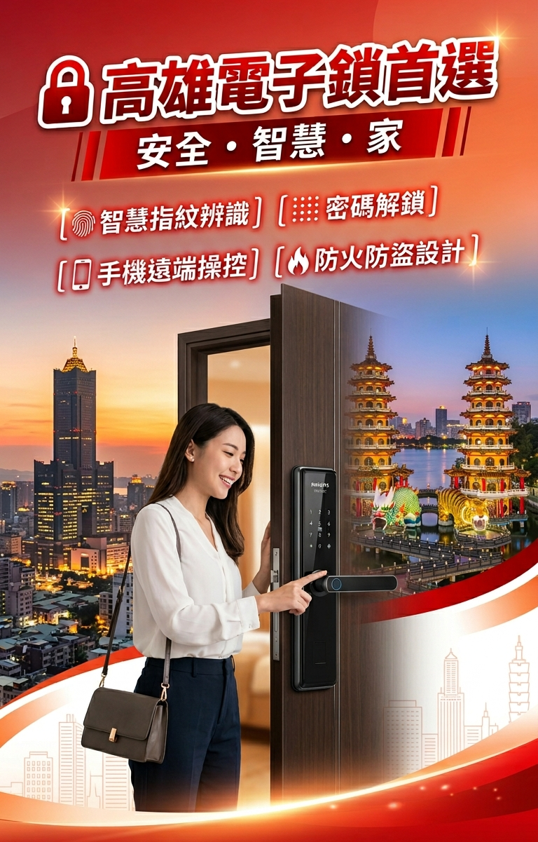 高雄電子鎖推薦指南｜K組長｜專業安裝、品牌對比與售後服務完整解析