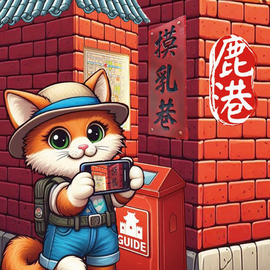 方形皮革鑰匙圈摸乳巷-01