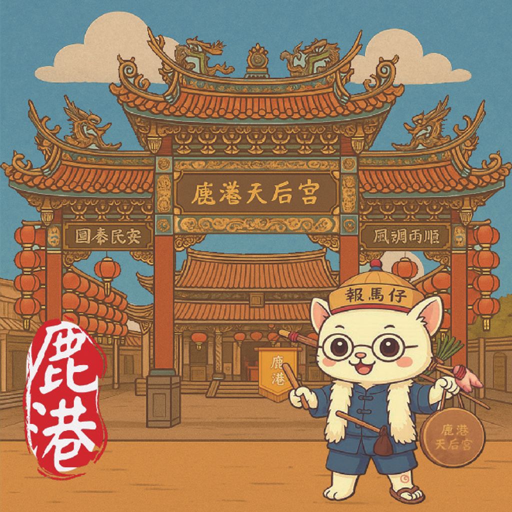 天后宮方形磁鐵-01