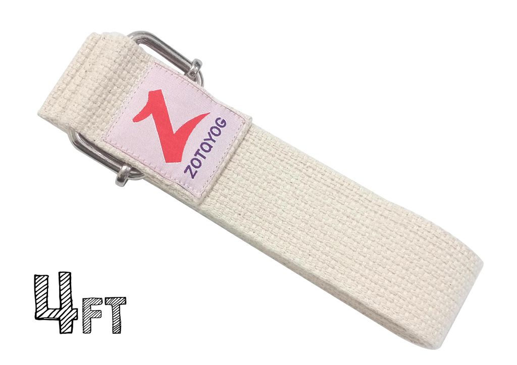 Yoga Belt 4ft Natural
