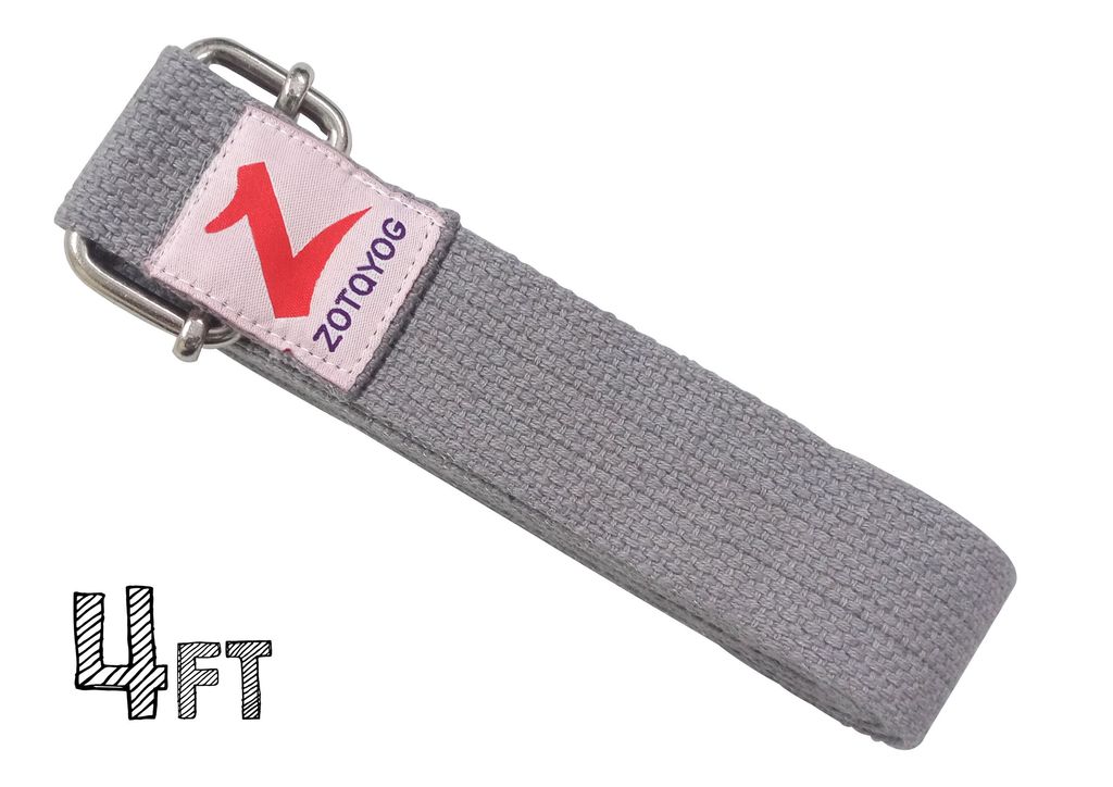 Yoga Belt 4ft Grey
