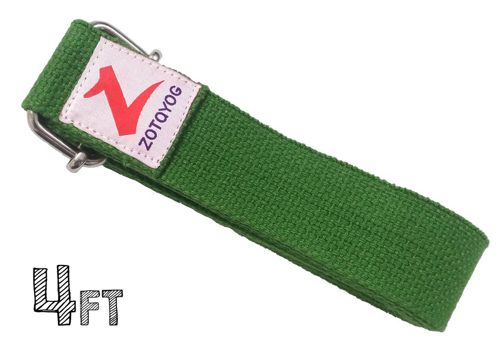 Yoga Belt 4ft Green