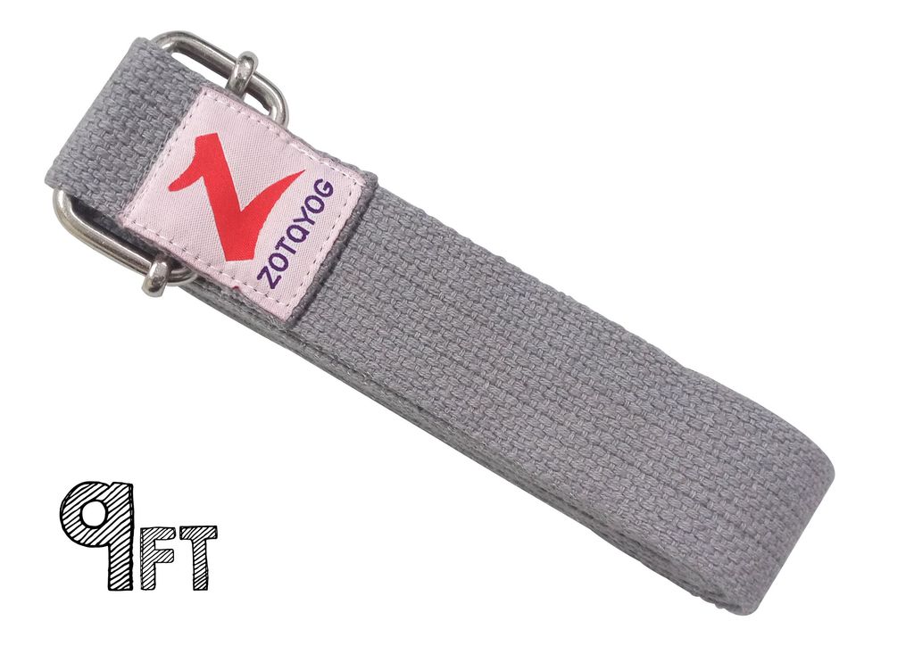 Yoga Belt 9ft Grey