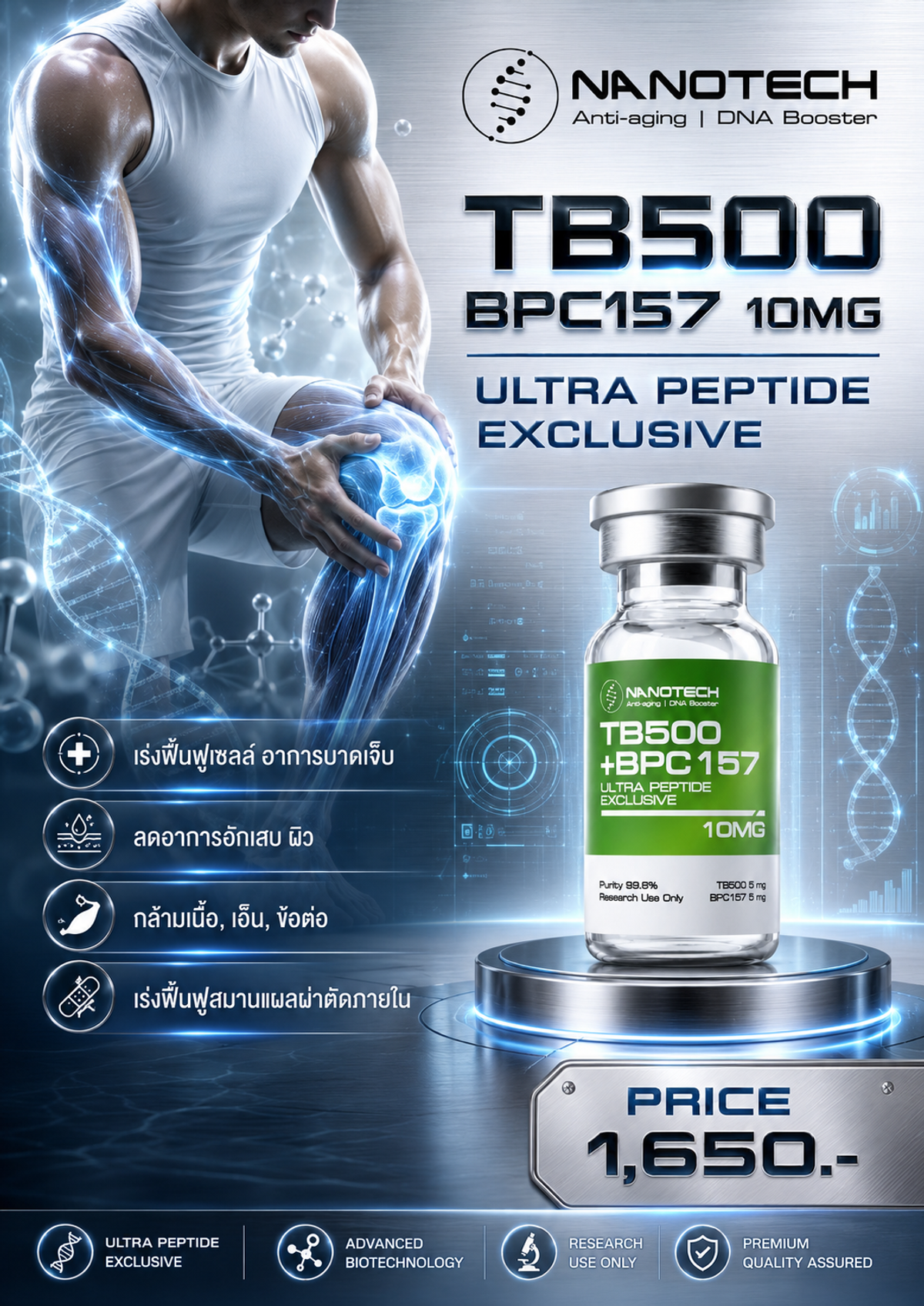 TB-500 / BPC-157 MIX ดีจริงหรือเเค่...