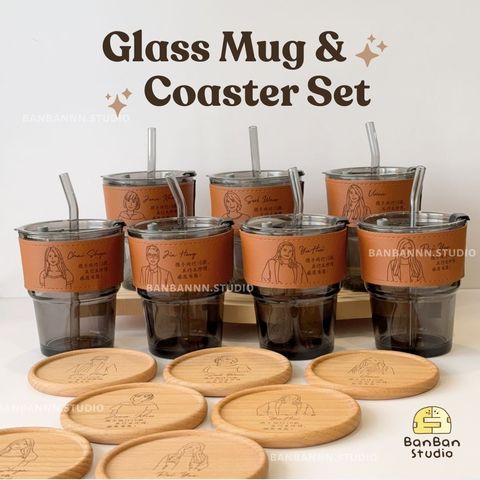 GLASSMUG & COASTER