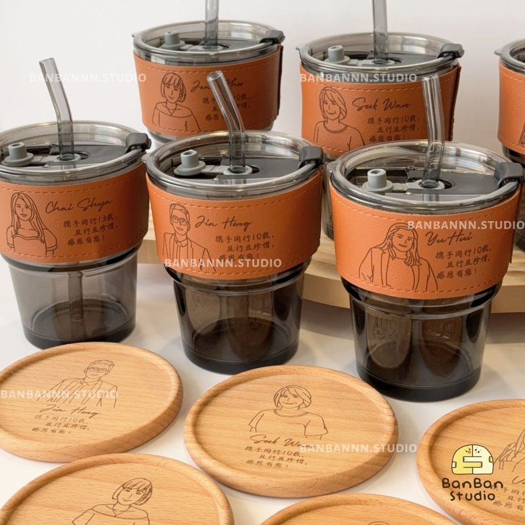 GLASSMUG & COASTER (3)