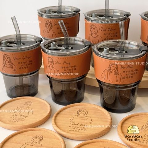 GLASSMUG & COASTER (3)