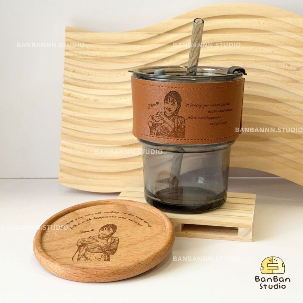 GLASSMUG & COASTER (4)