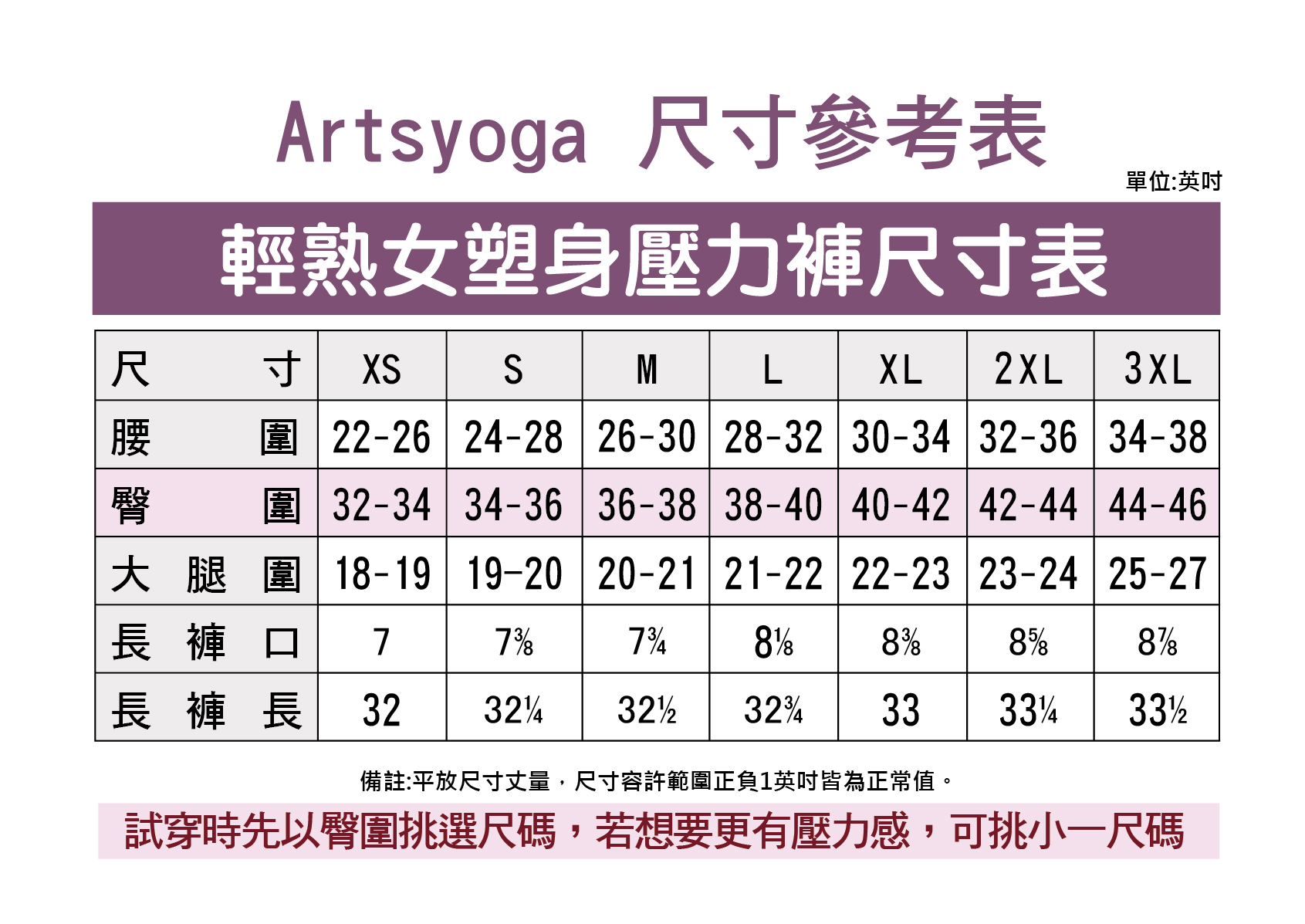 產後瘦身褲-尺寸表-07