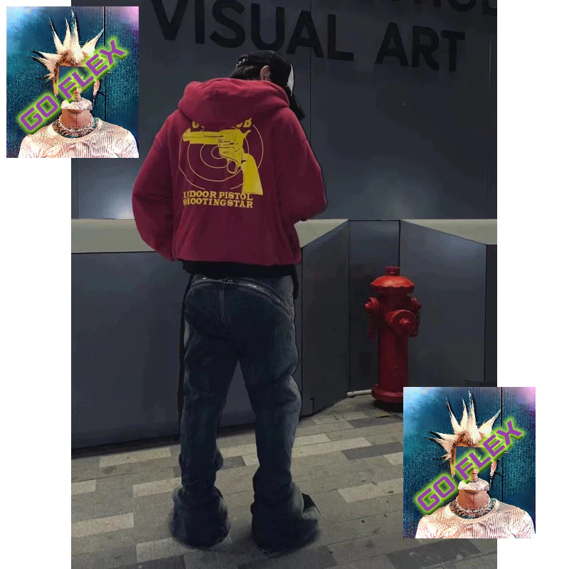 Vetements reversible pentagram hooded jacket – Go FLEX