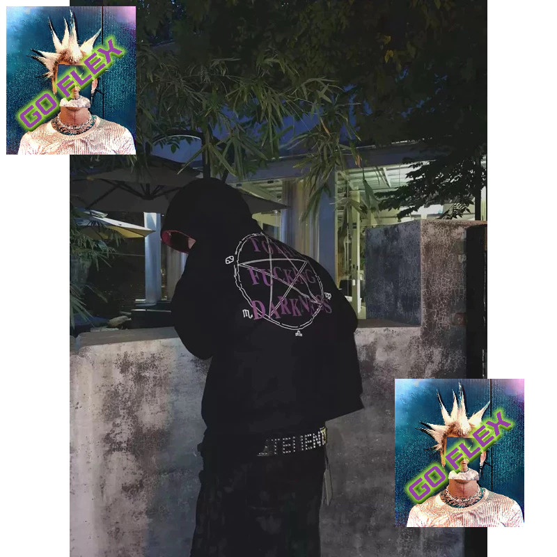 VETEMENTS ペンタグラム コットンジャケット Vetements reversible pentagram hooded jacket – Go FLEX