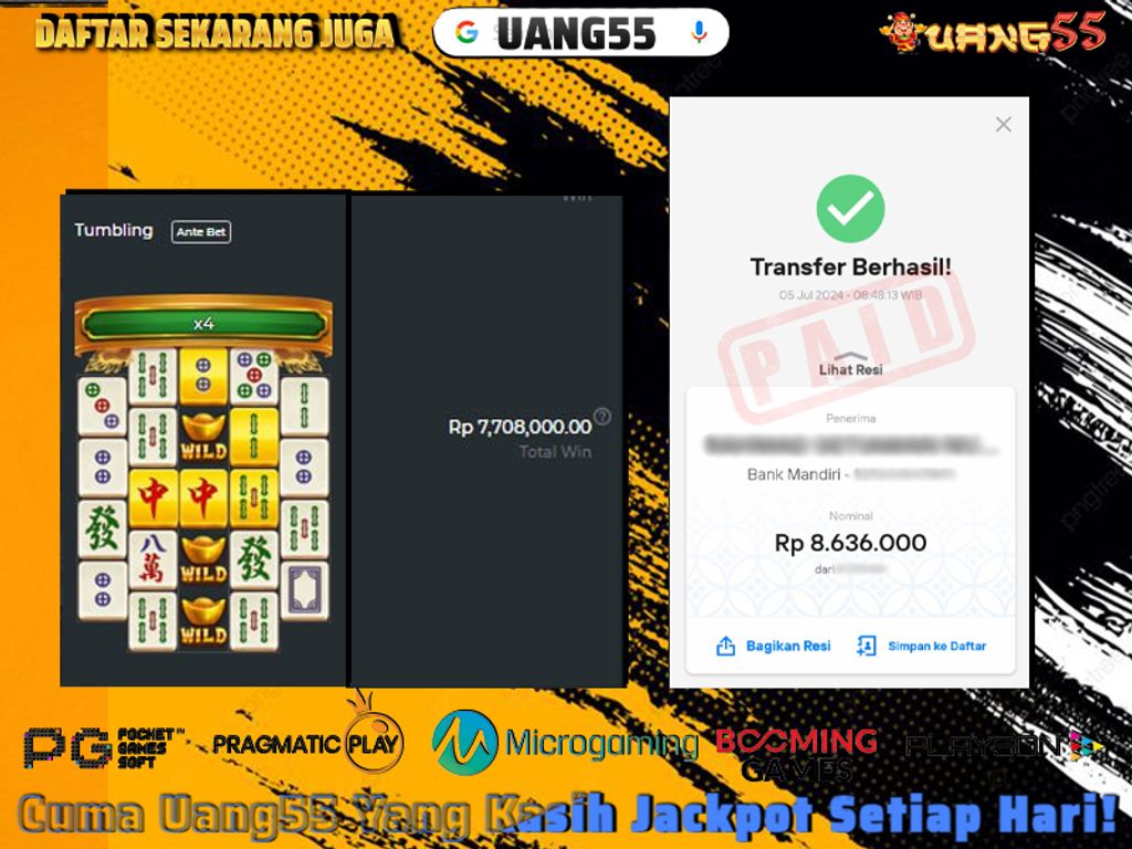 Testi Uang55 5 Juli 2024