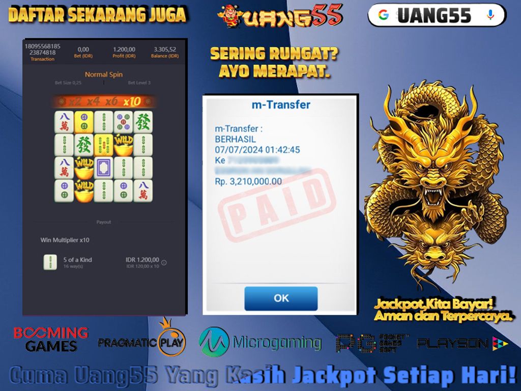 Testi Uang55 7 juli 2024 2