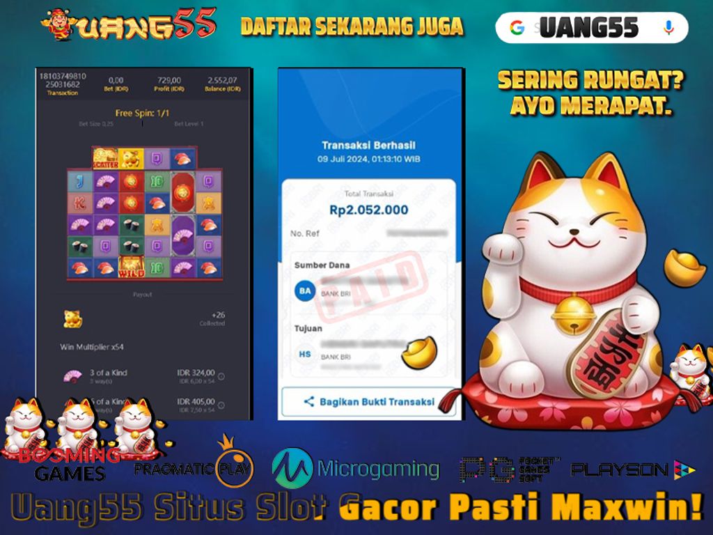Testi Uang55 9 juli 2024 1