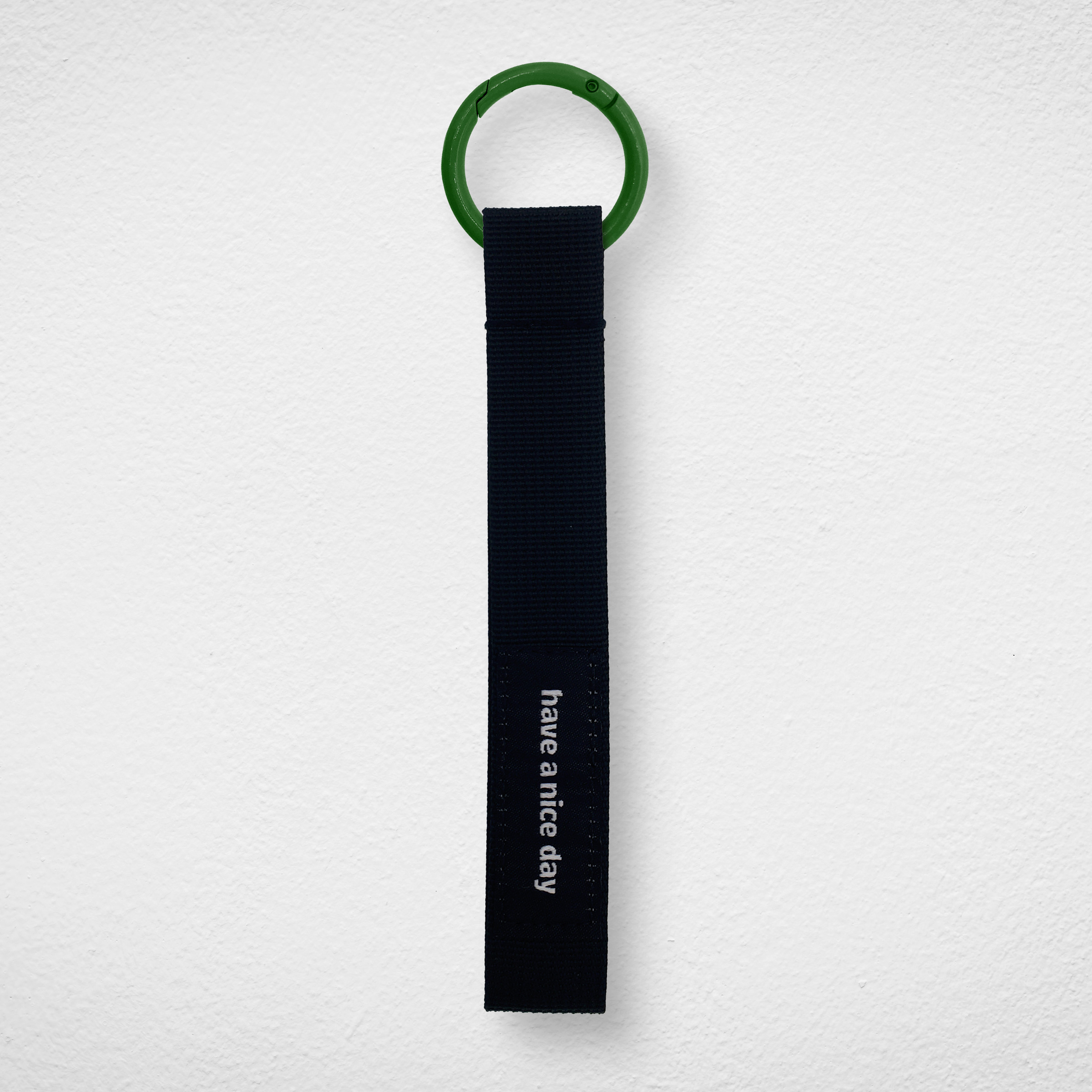 Phone Strap_Black_Green