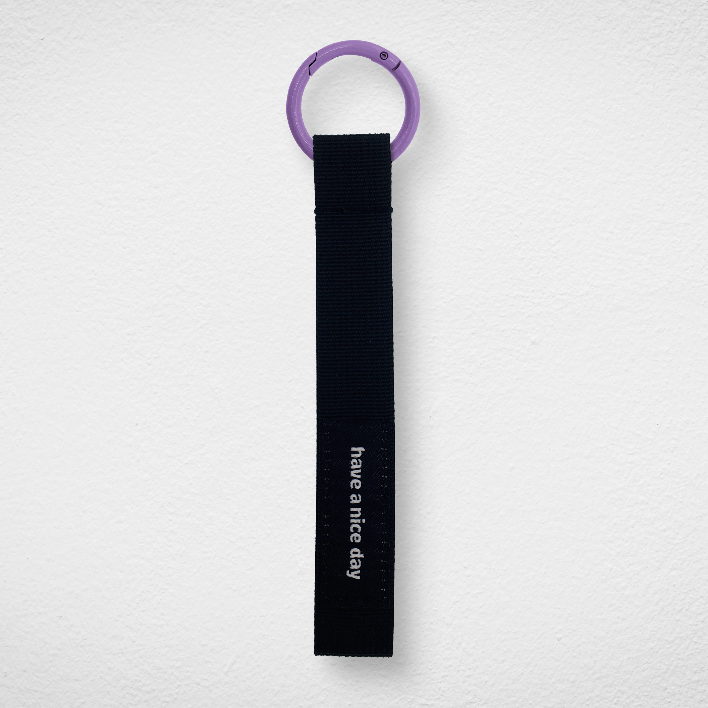 Phone Strap_Black_Purple