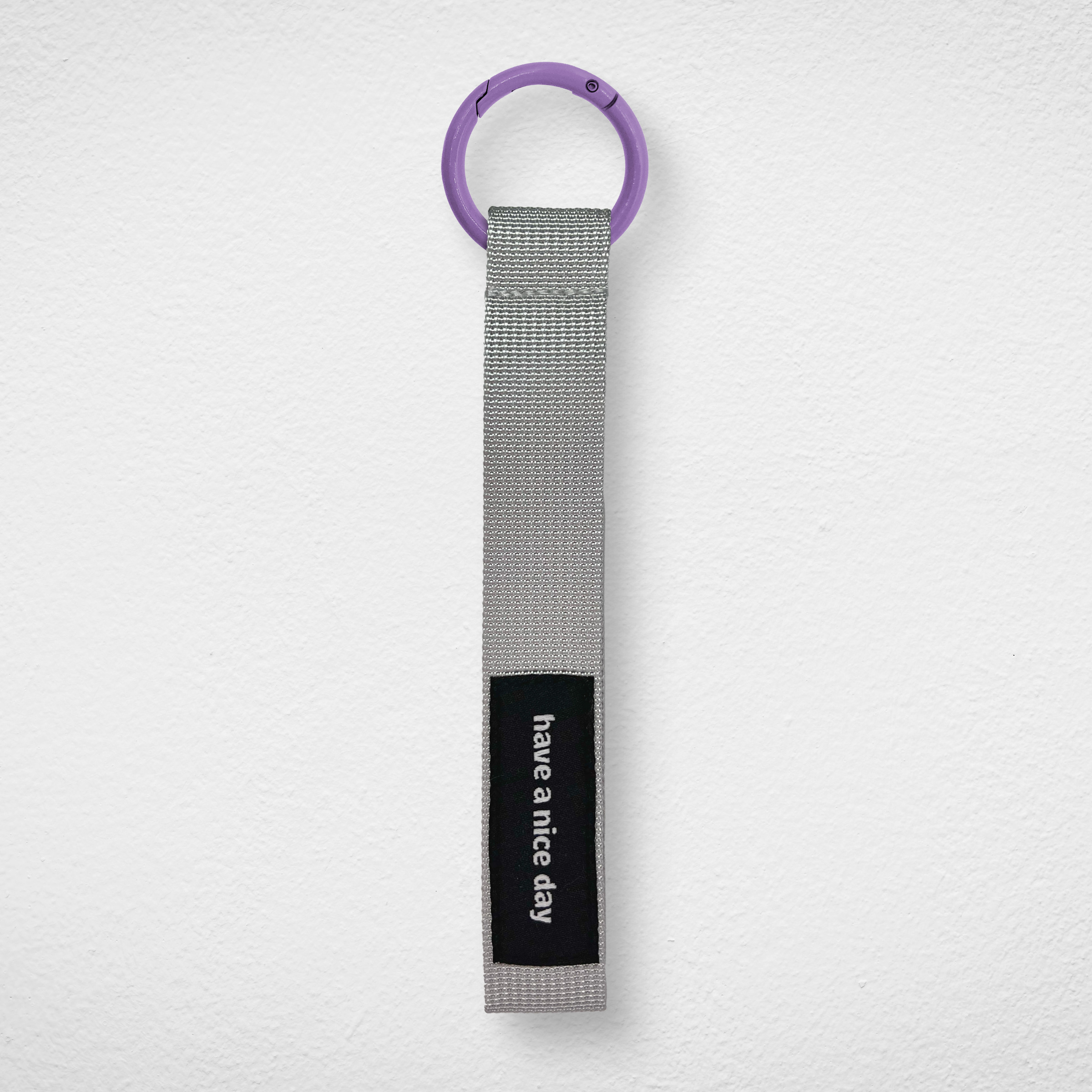 Phone Strap_Grey_Purple