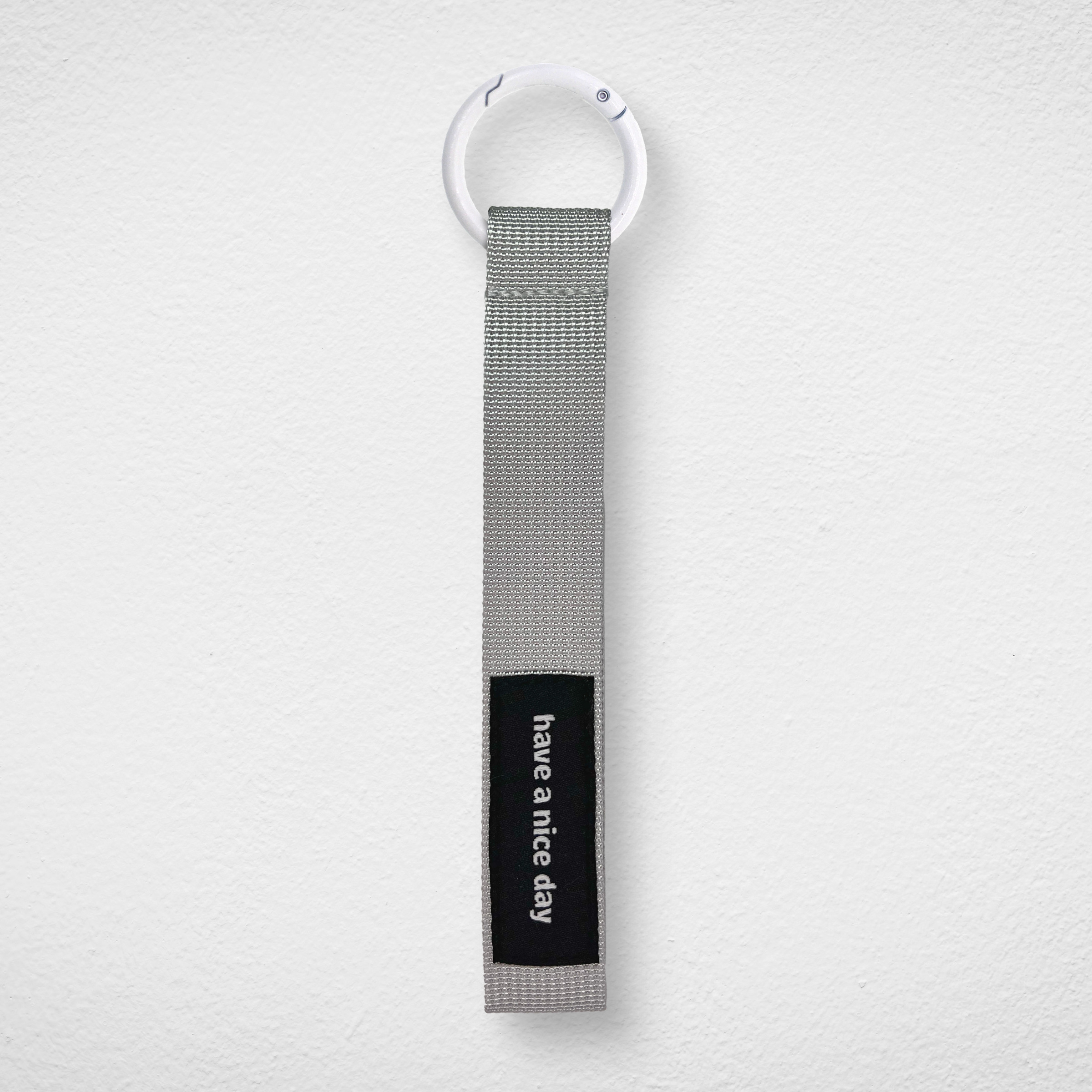 Phone Strap_Grey_White