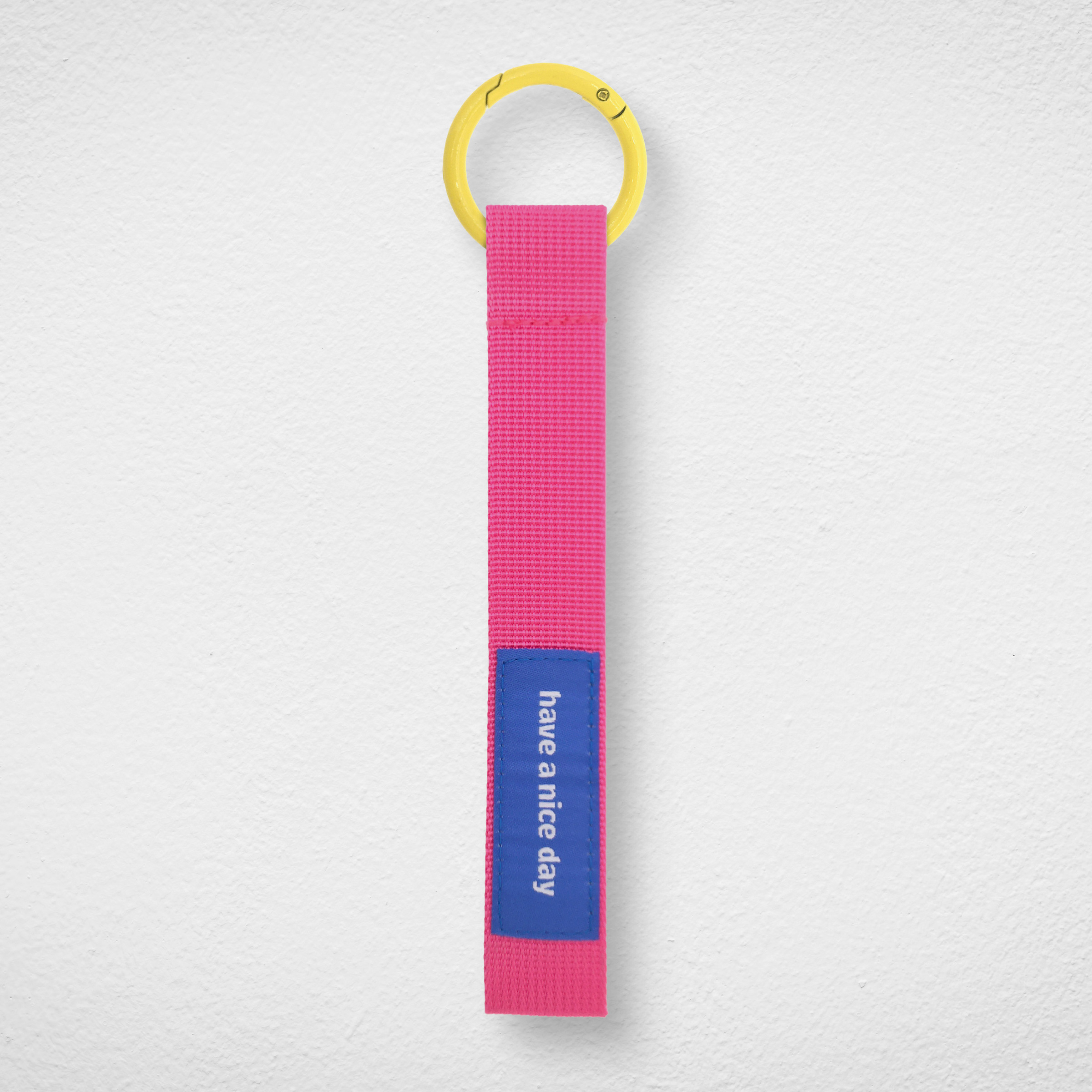 Phone Strap_Pink_Yellow