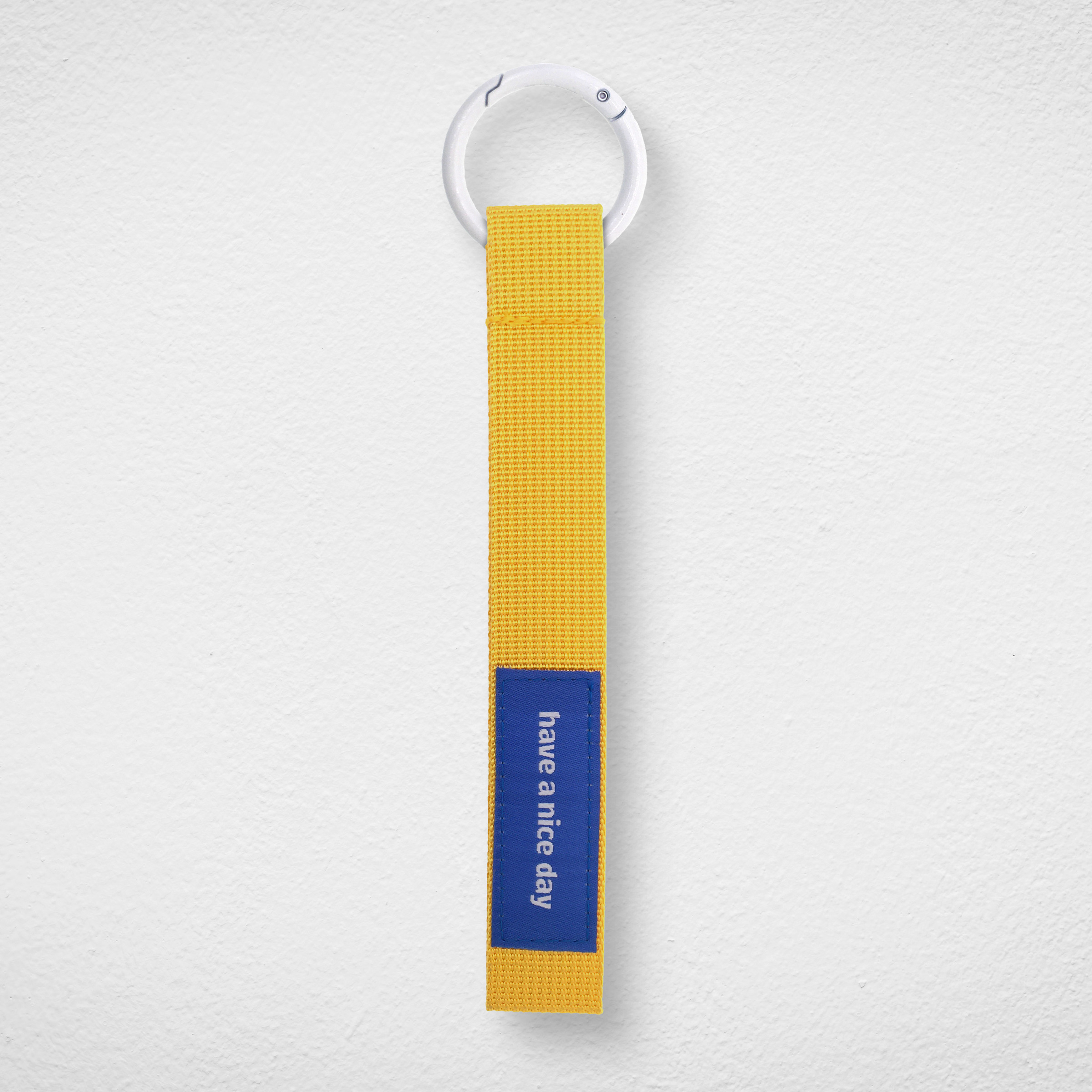 Phone Strap_Yellow_White