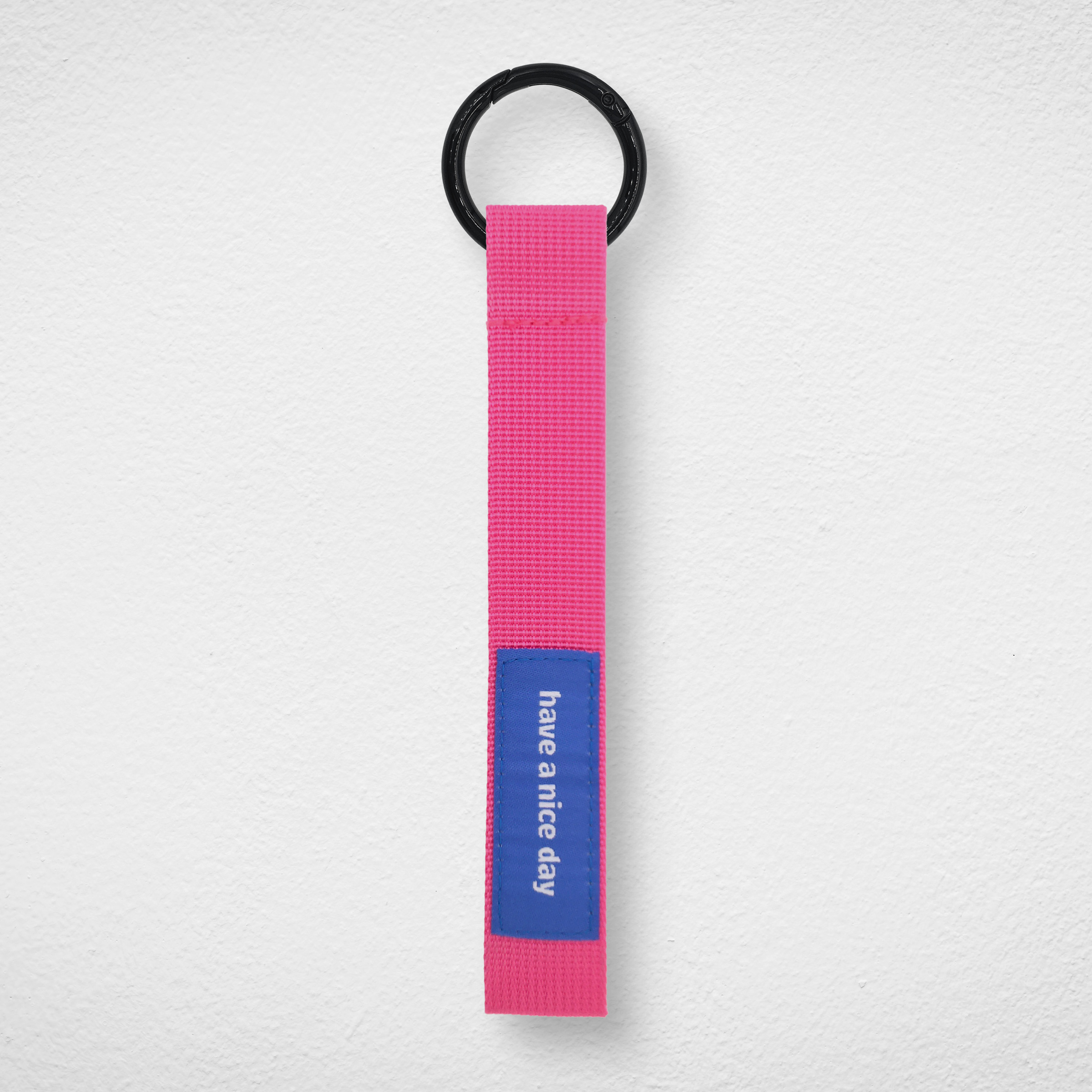 Phone Strap_Pink_Black