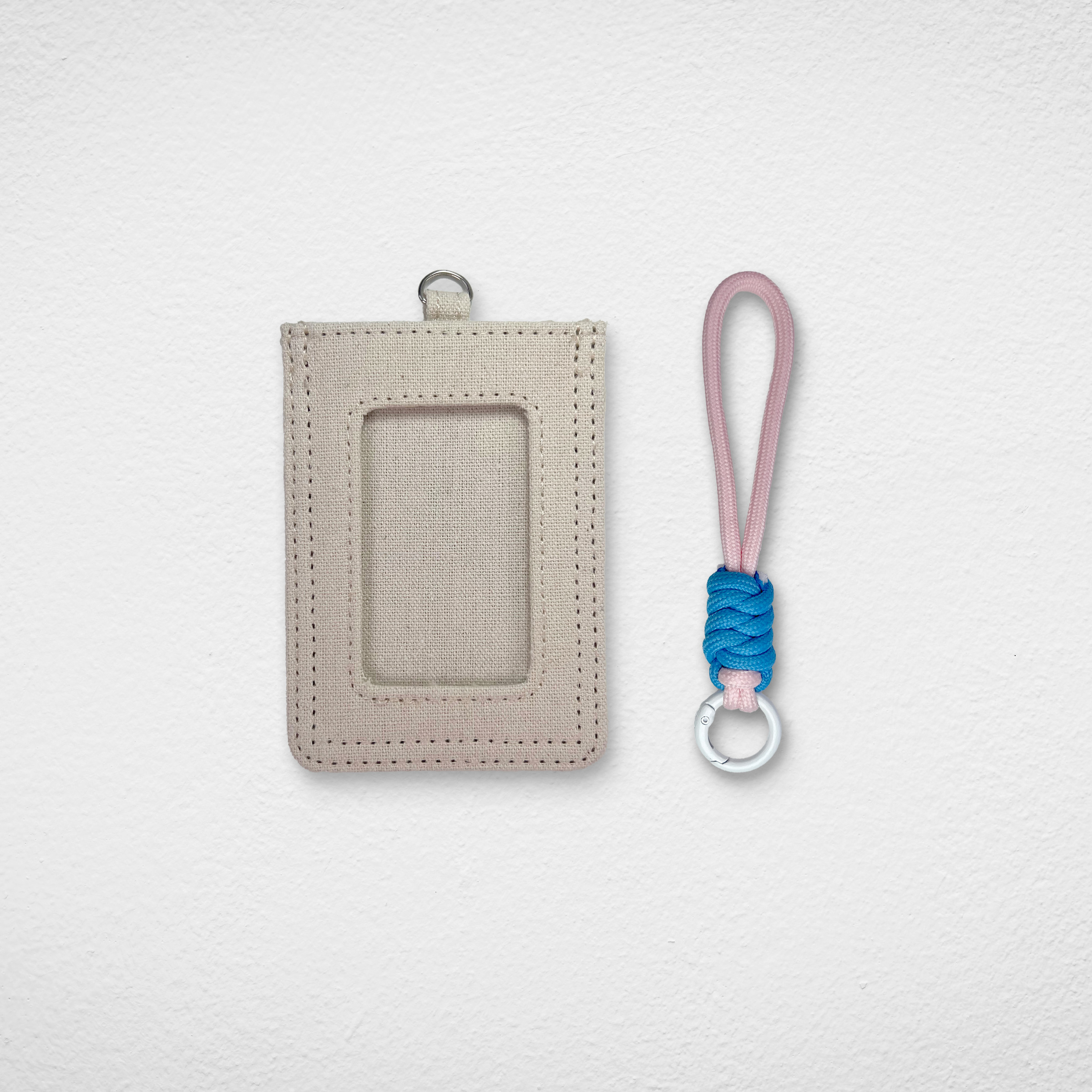 Card Holder_Grey_Short Pink2