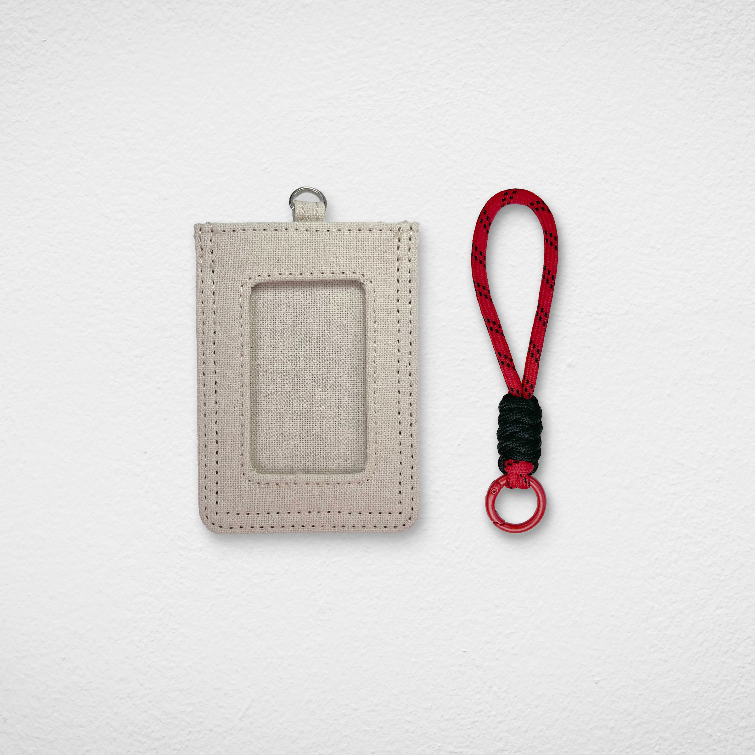 Card Holder_Grey_Short Red