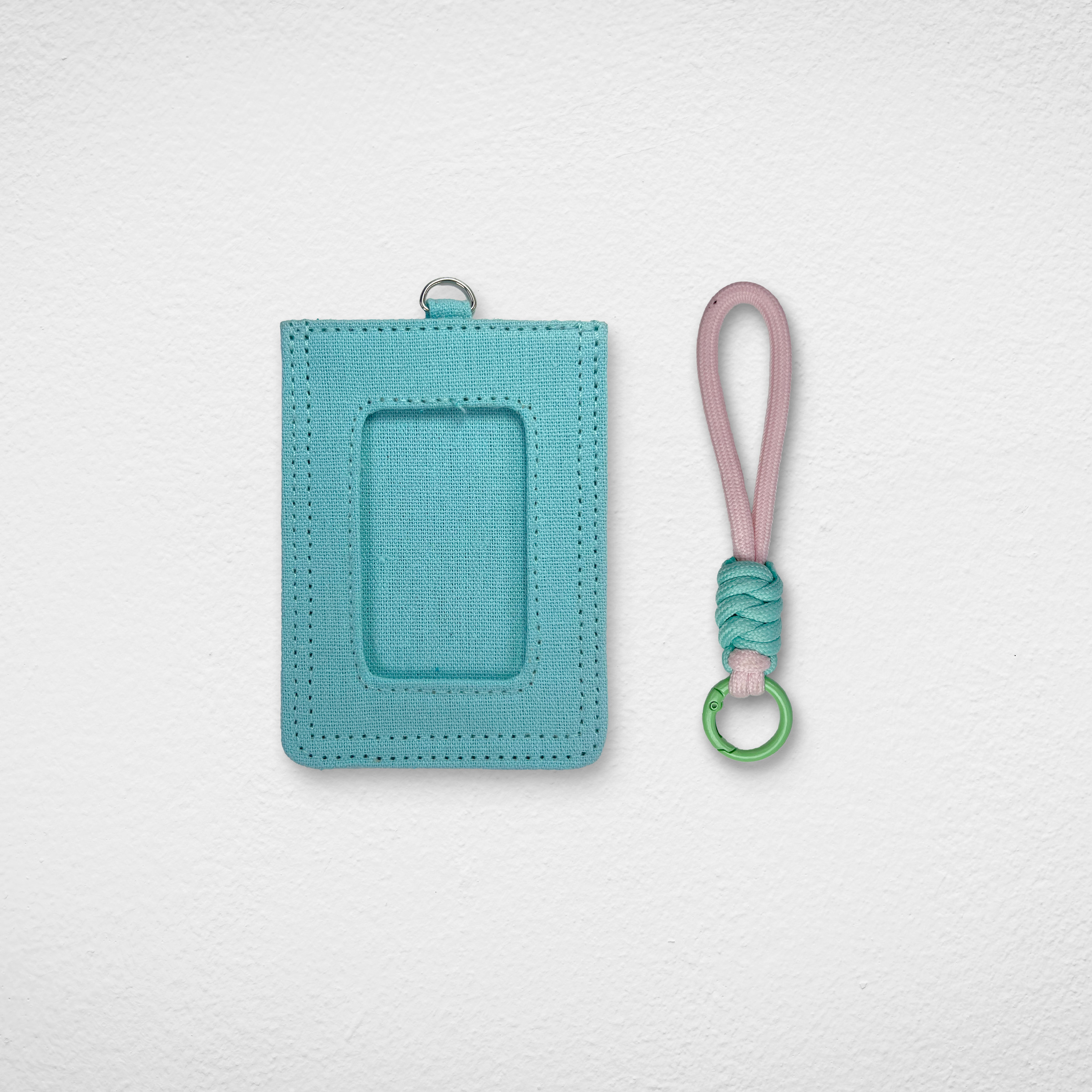 Card Holder_LightGreen_Short Pink3