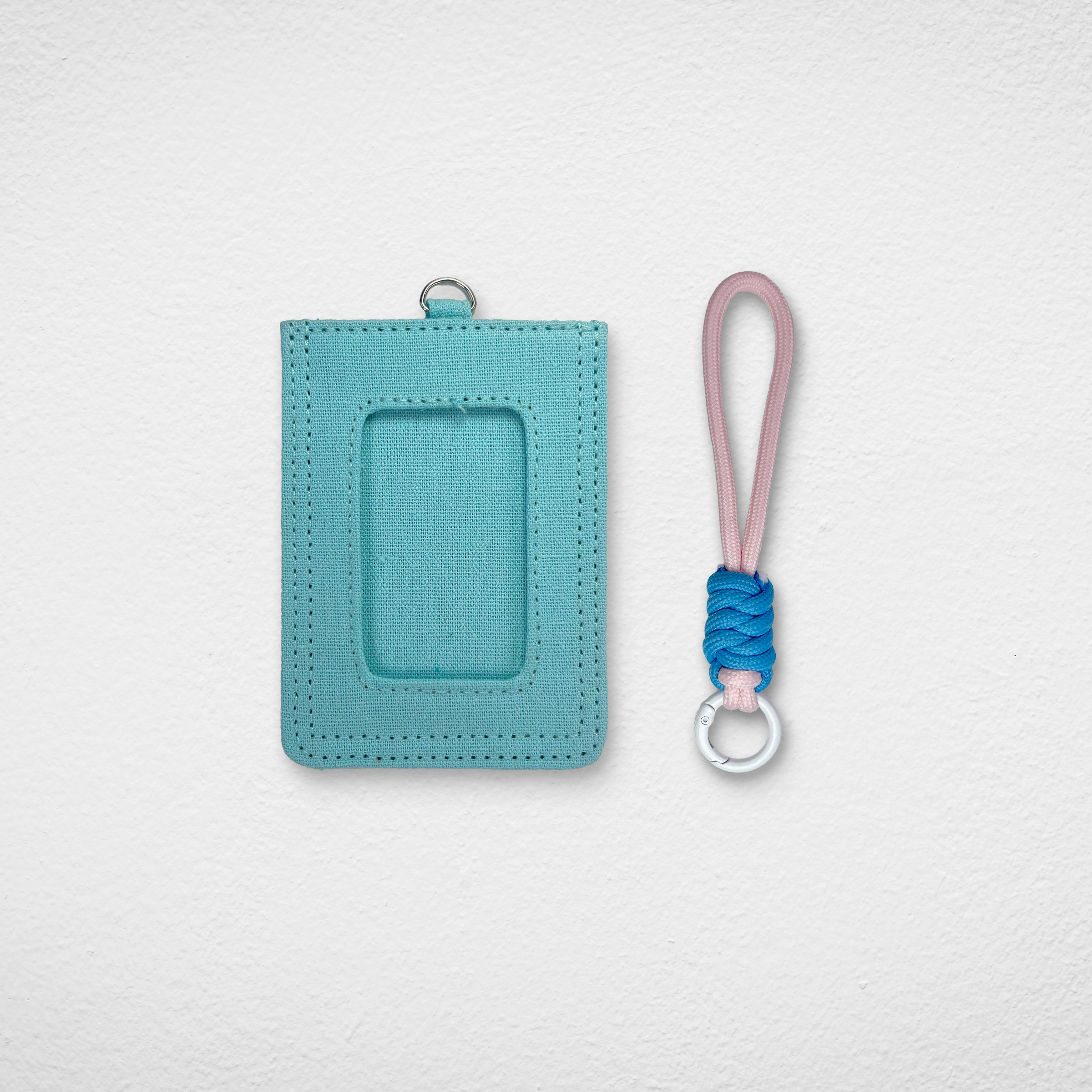 Card Holder_LightGreen_Short Pink2