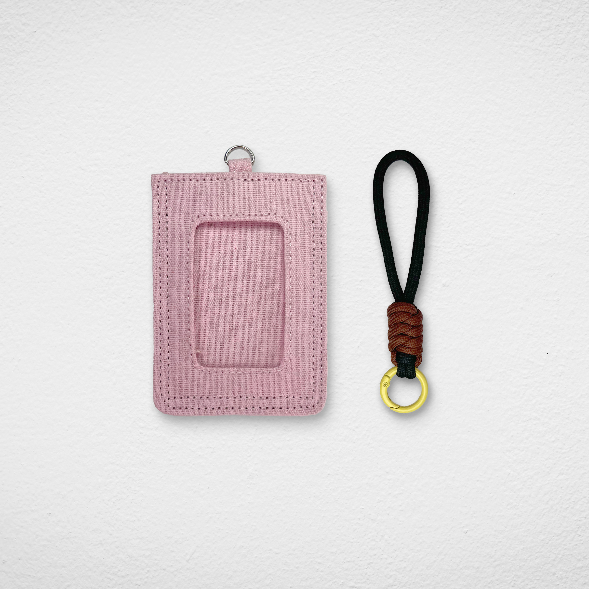 Card Holder_Pink_Short Black
