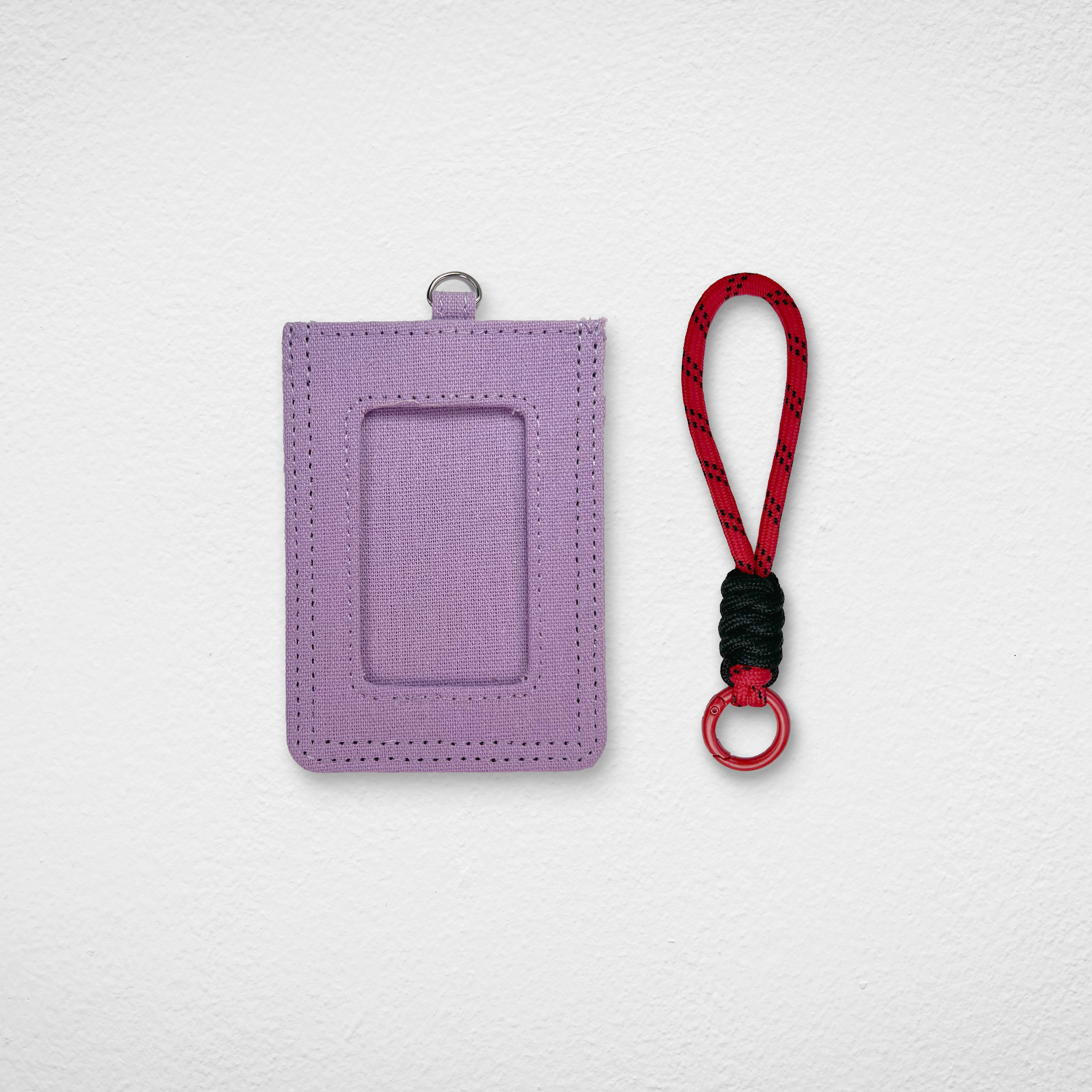 Card Holder_Purple_Short Red