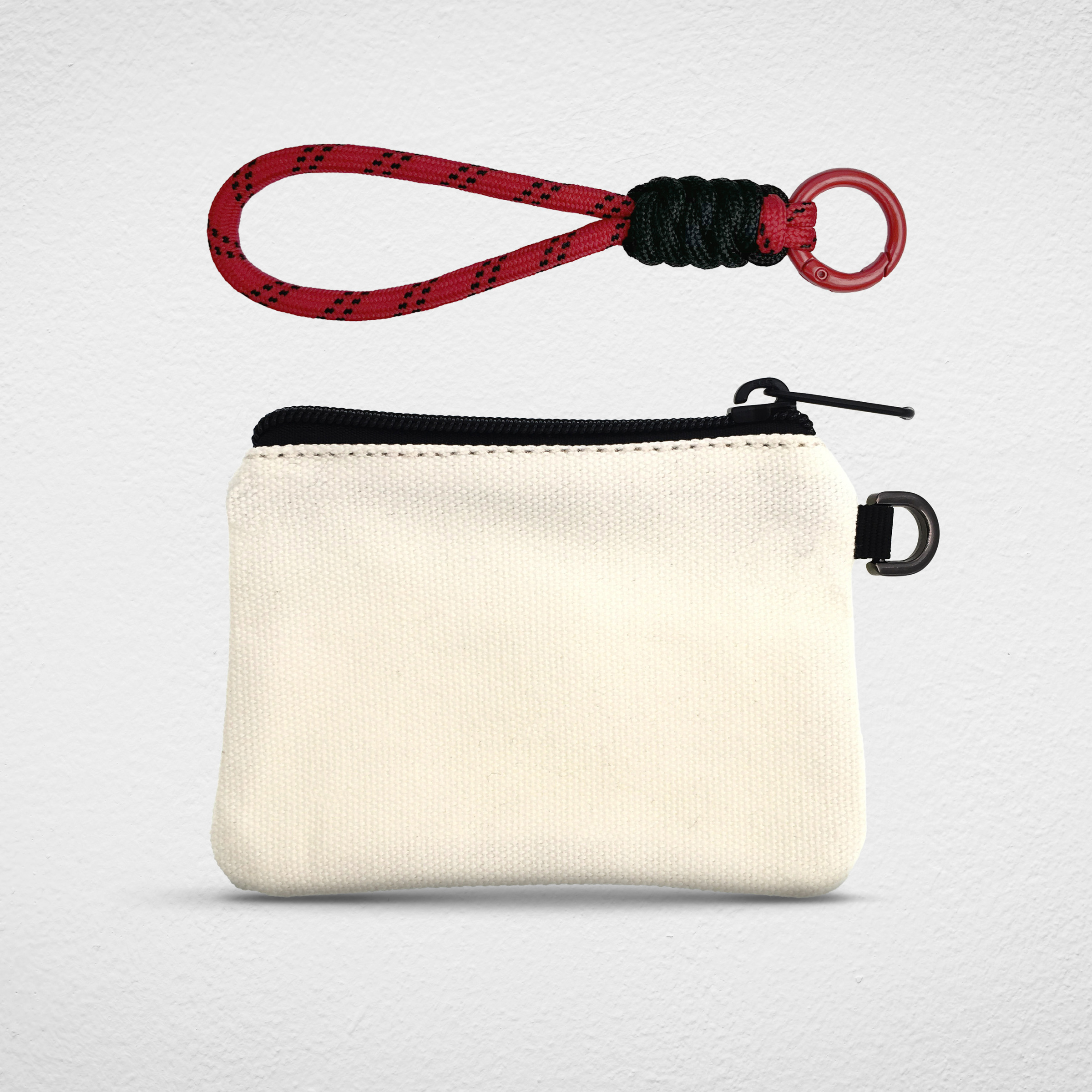 Coin Pouch_White_Red