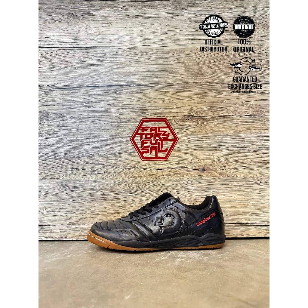 DESPORTE CAMPINAS SP2 (BLACK) KASUT FUTSAL SHOES – Factory