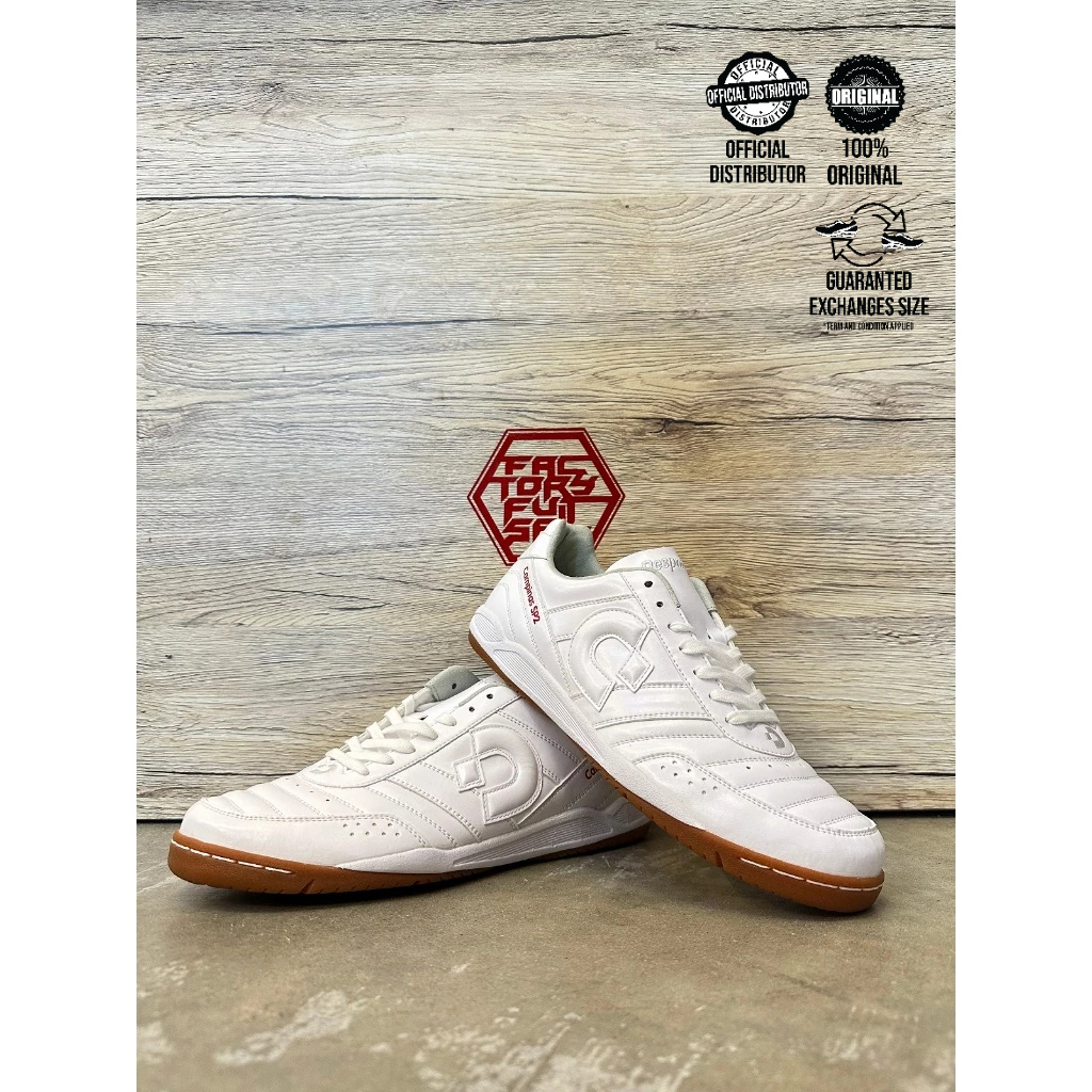 DESPORTE CAMPINAS SP2 (WHITE) KASUT FUTSAL SHOES – Factory